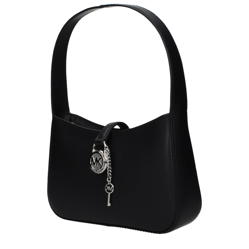 Michael Kors Black Leather Handbag - Luxury Boutique Co
