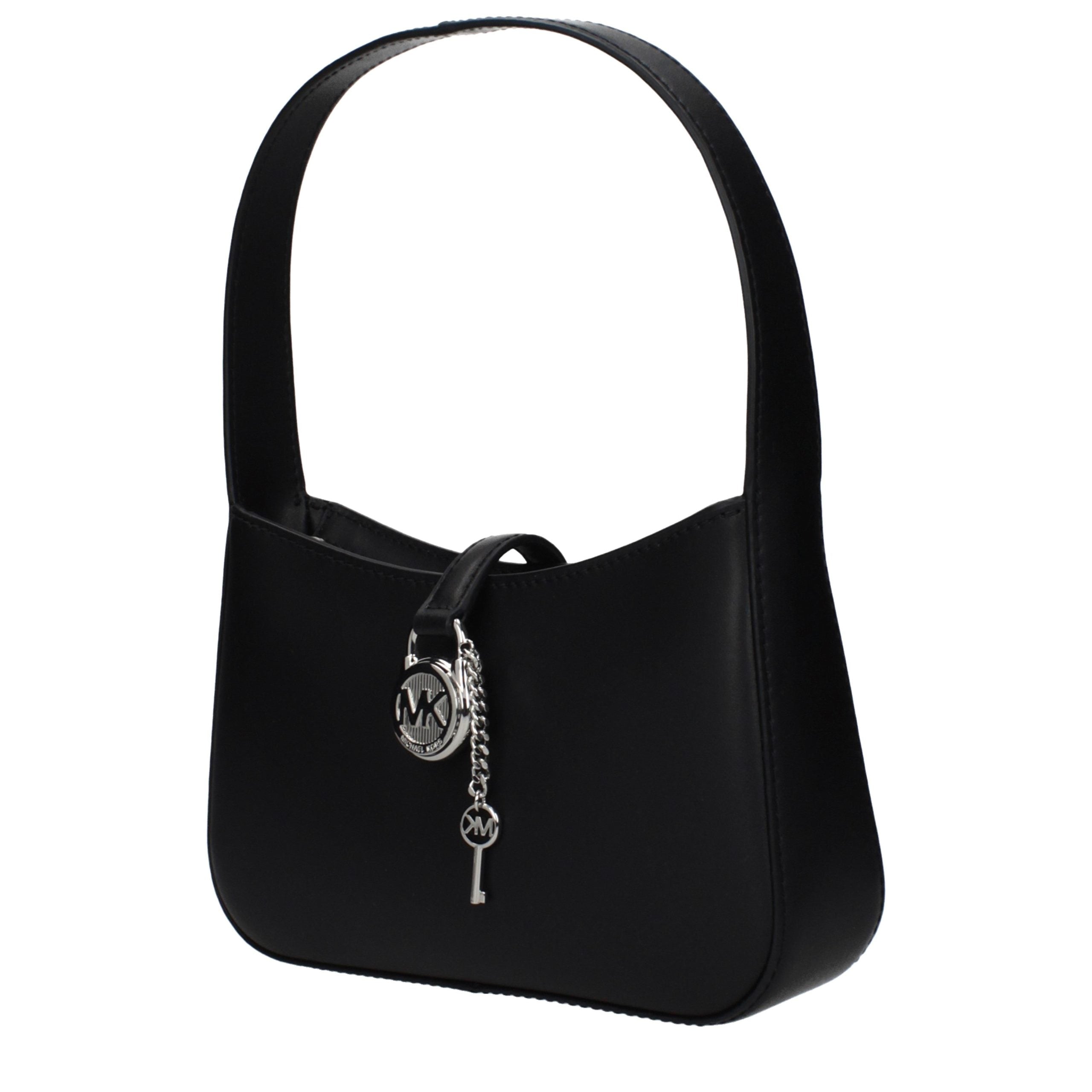Michael Kors Black Leather Handbag - Luxury Boutique Co