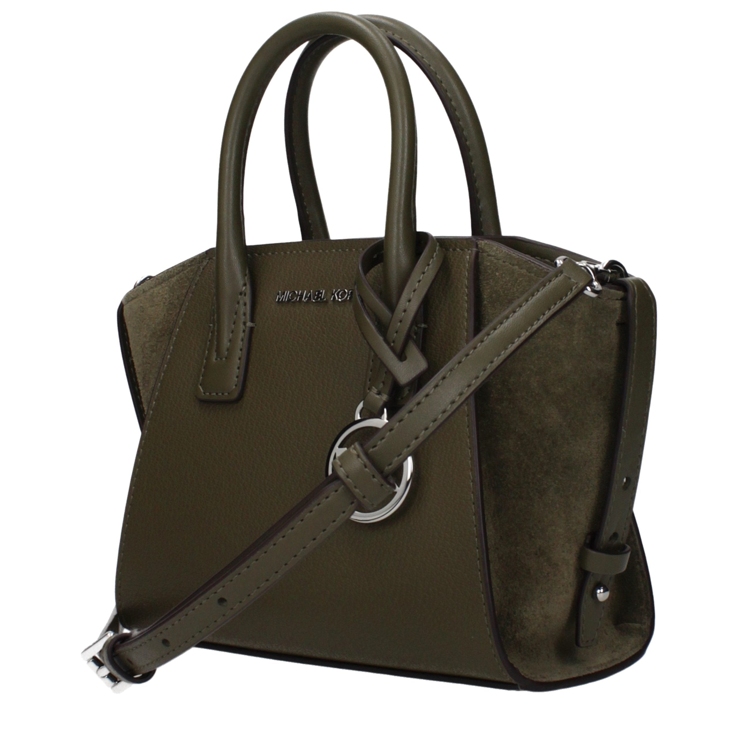 Michael Kors Green Leather Handbag - Luxury Boutique Co