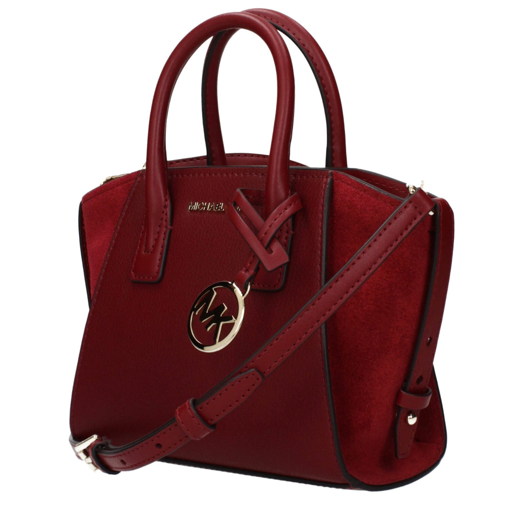 Michael Kors Red Leather Handbag - Luxury Boutique Co