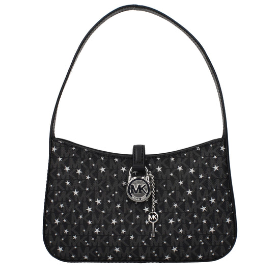 Michael Kors Black Fabric Handbag