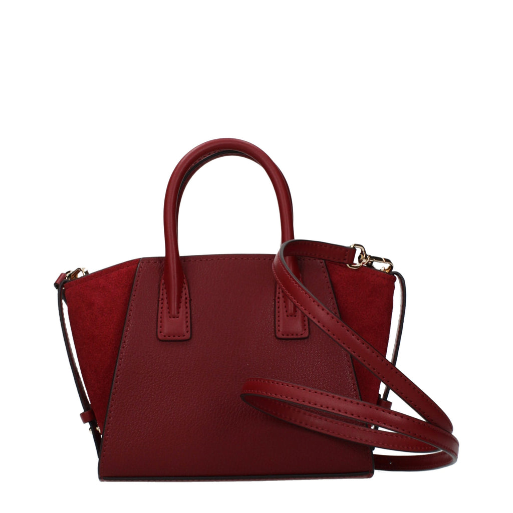 Michael Kors Red Leather Handbag - Luxury Boutique Co