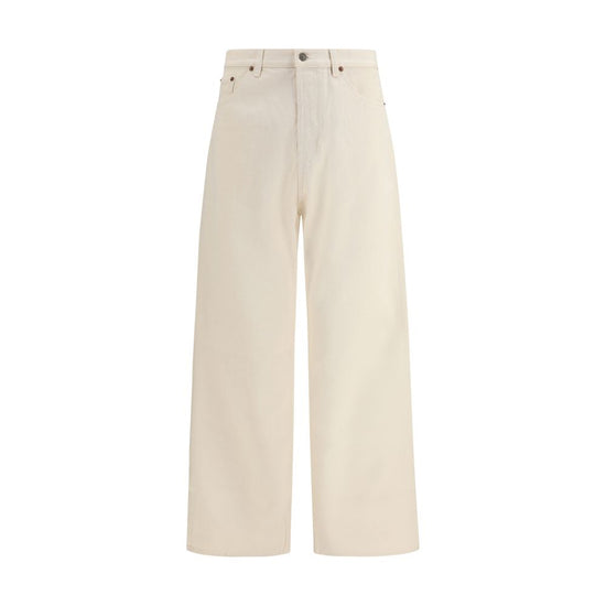 Valentino Beige Cotton Jeans Denim