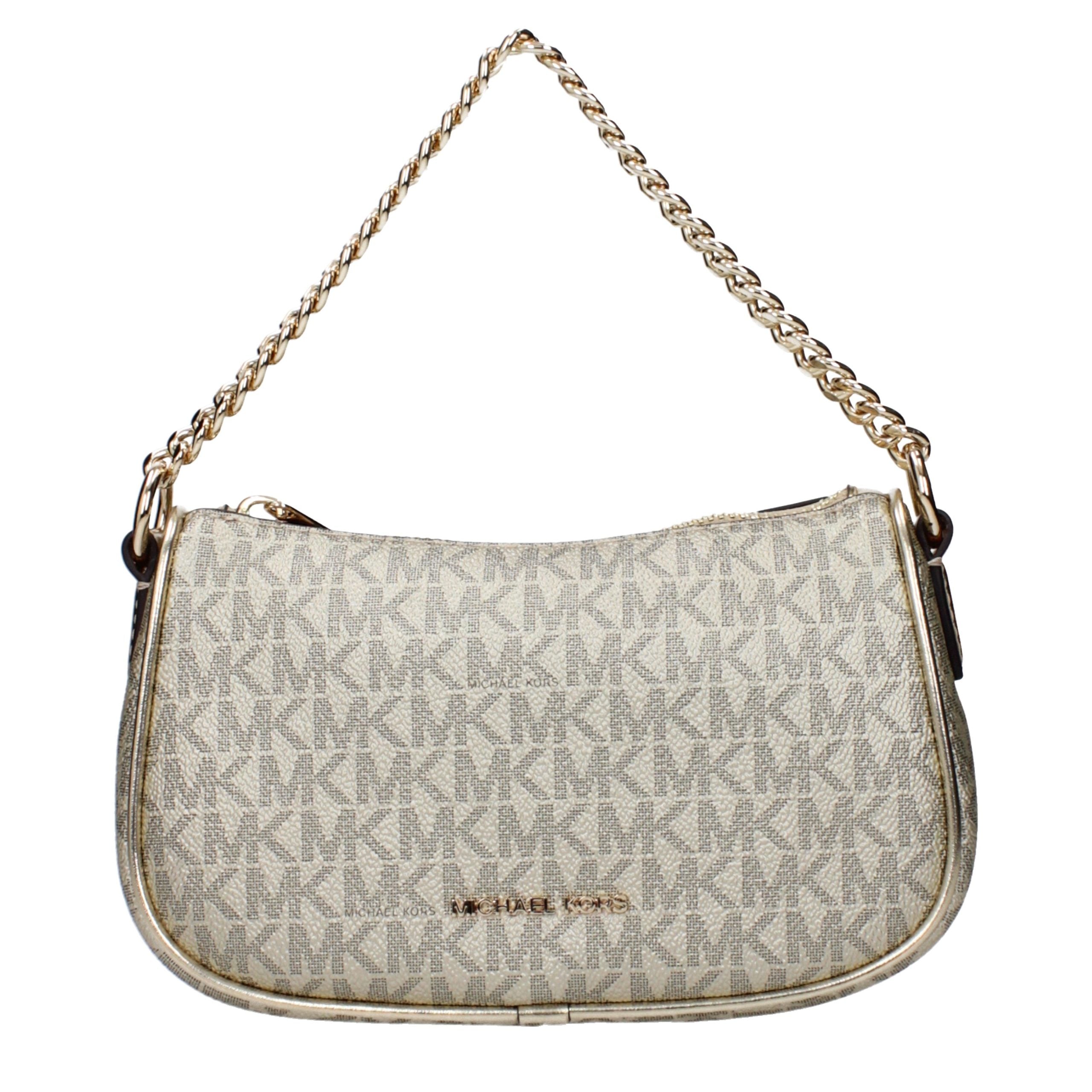 Michael Kors Gold Fabric Handbag - Luxury Boutique Co