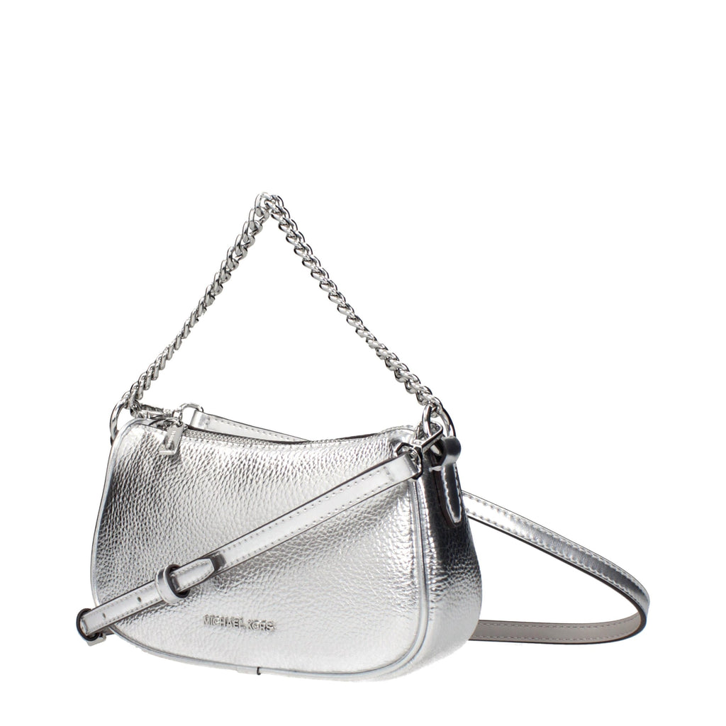 Michael Kors Gray Leather Handbag - Luxury Boutique Co
