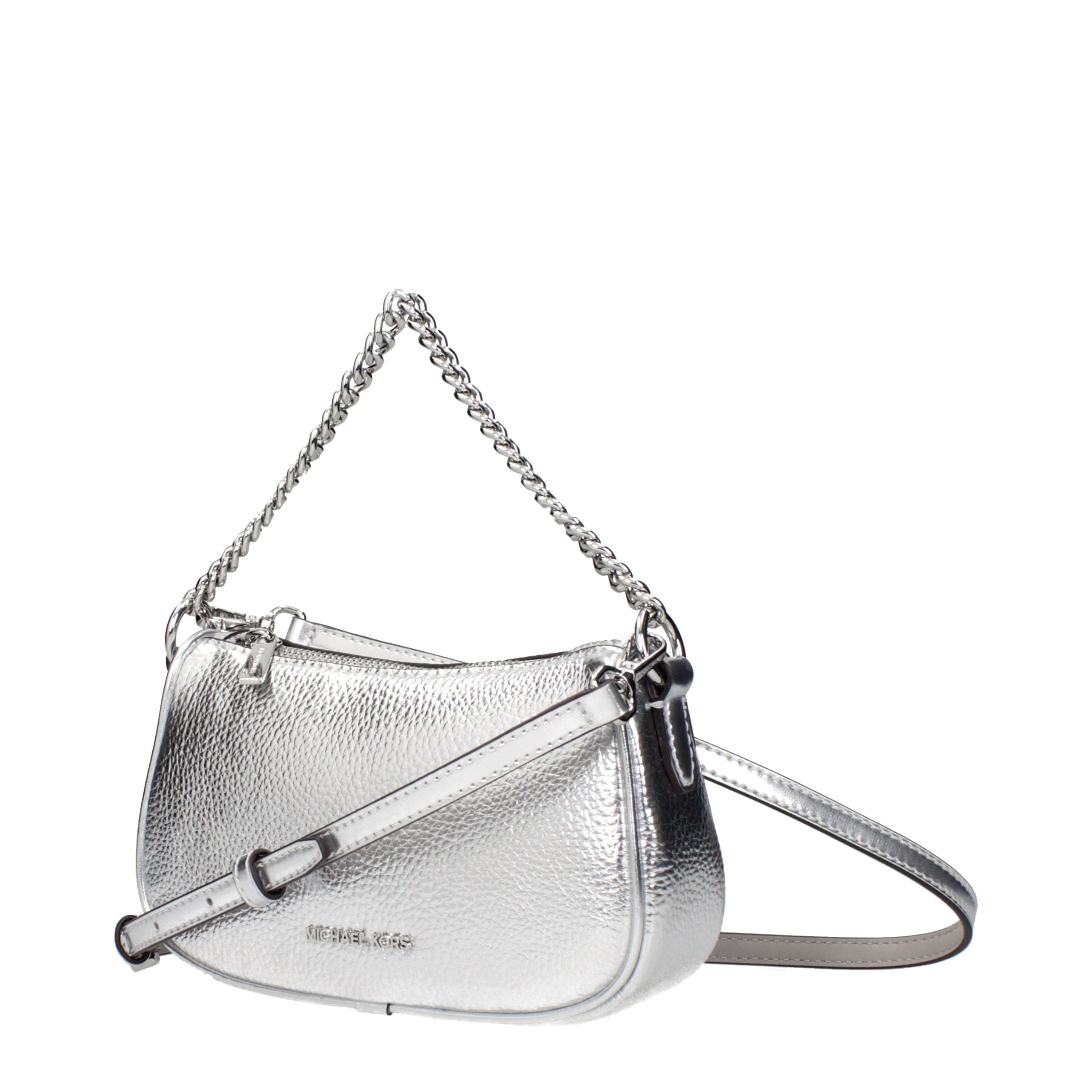 Michael Kors Gray Leather Handbag - Luxury Boutique Co
