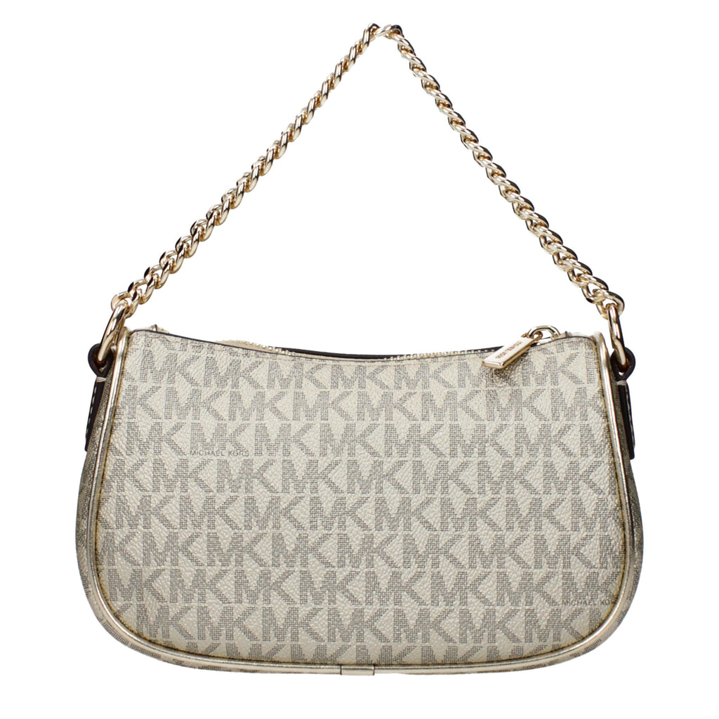 Michael Kors Gold Fabric Handbag - Luxury Boutique Co