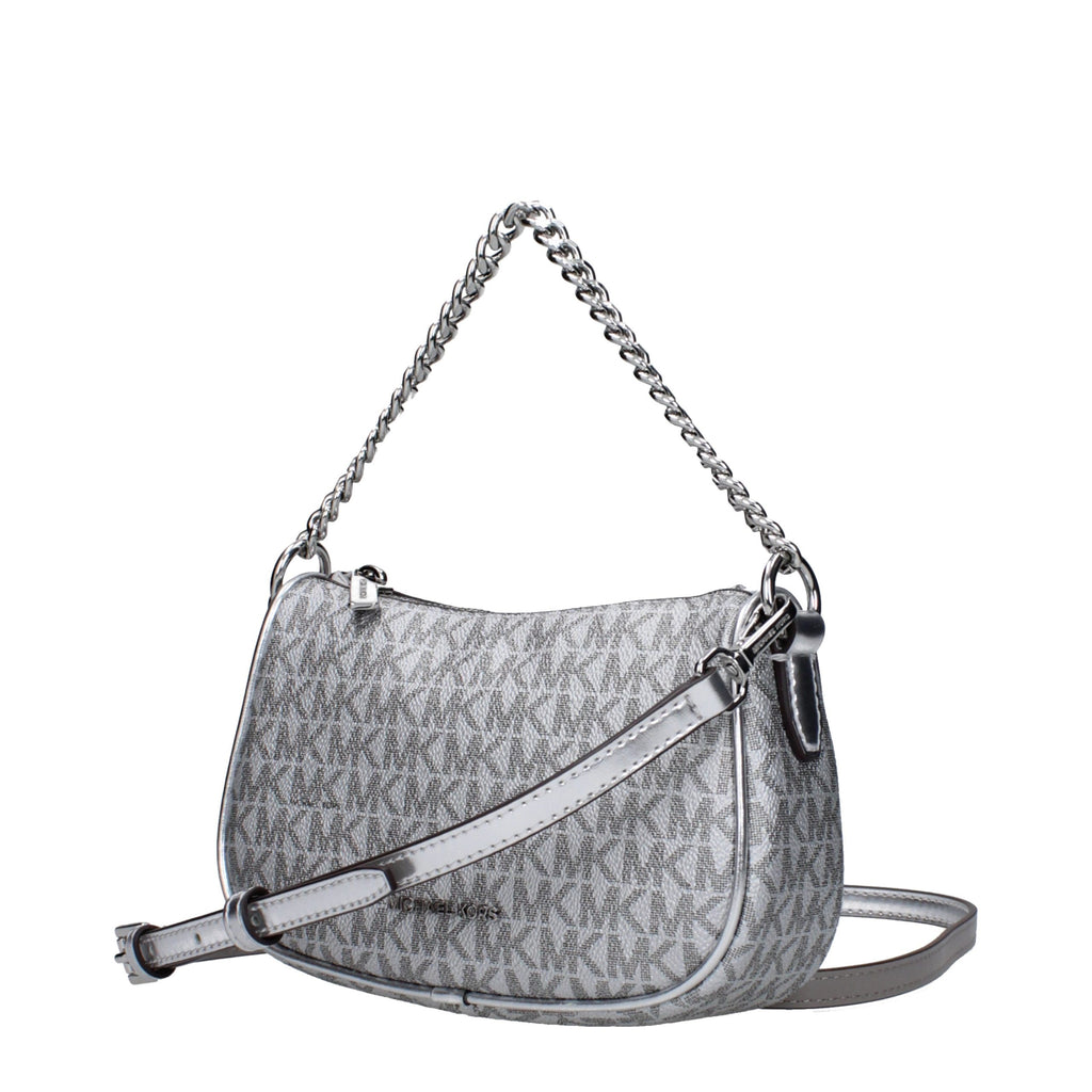 Michael Kors Gray Fabric Handbag - Luxury Boutique Co