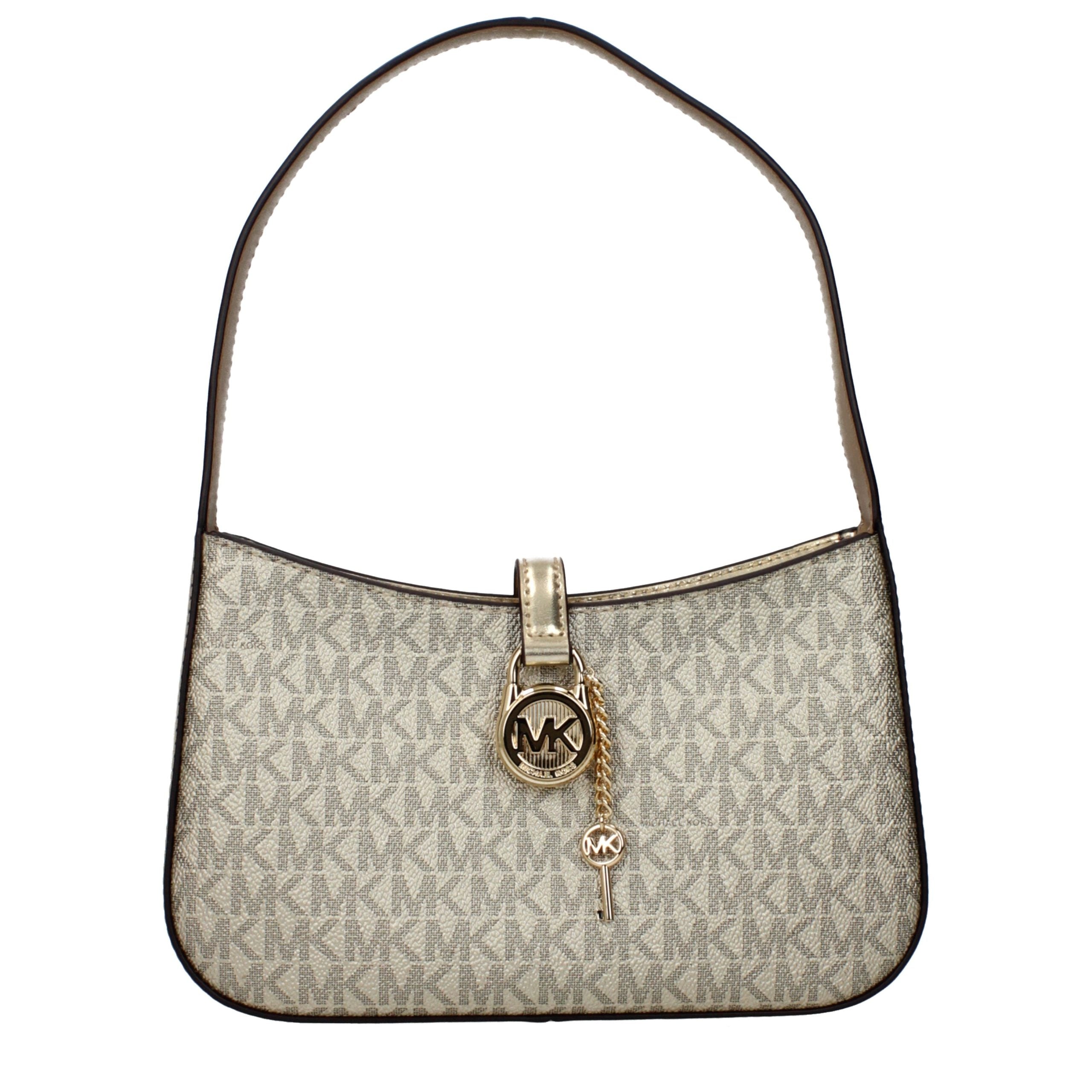 Michael Kors Gold Fabric Handbag - Luxury Boutique Co