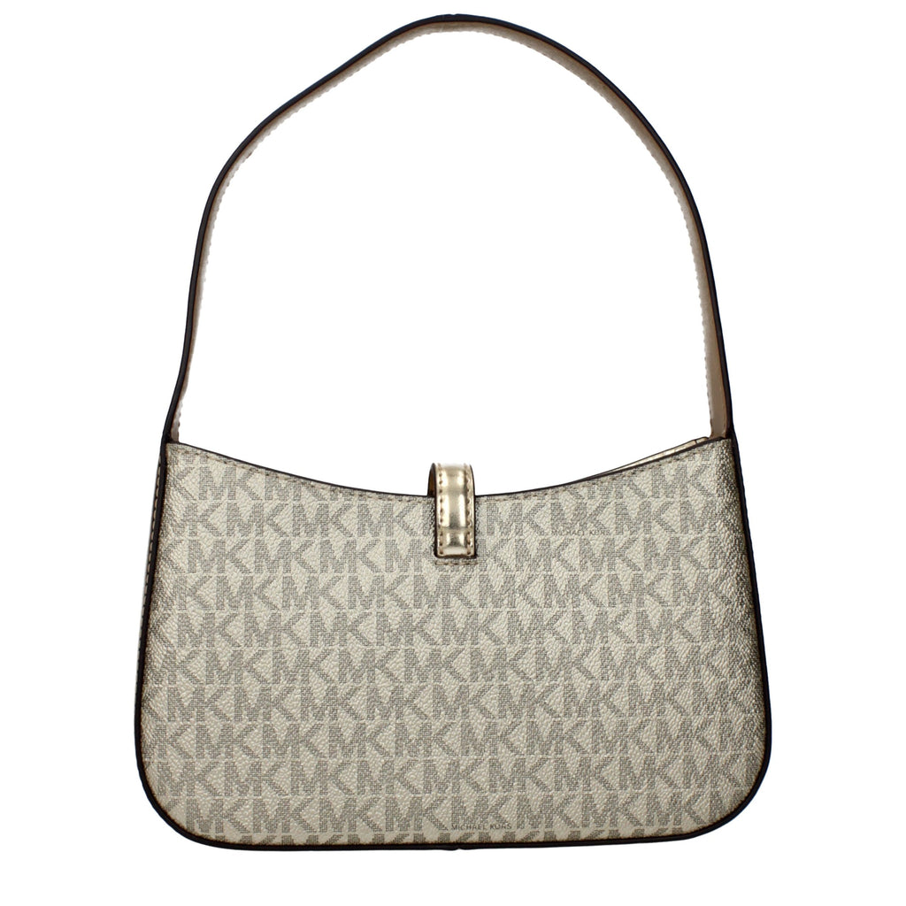 Michael Kors Gold Fabric Handbag - Luxury Boutique Co