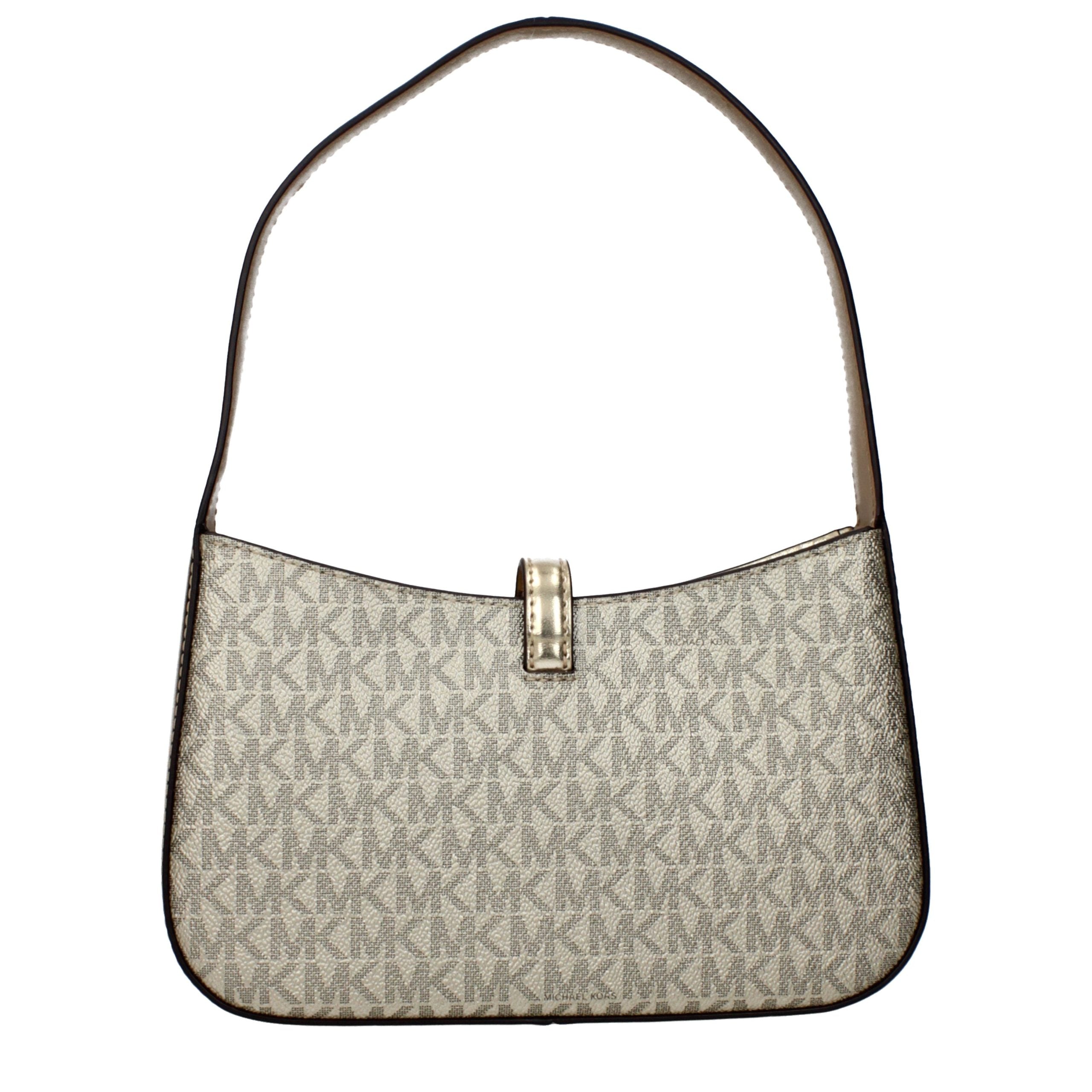 Michael Kors Gold Fabric Handbag - Luxury Boutique Co