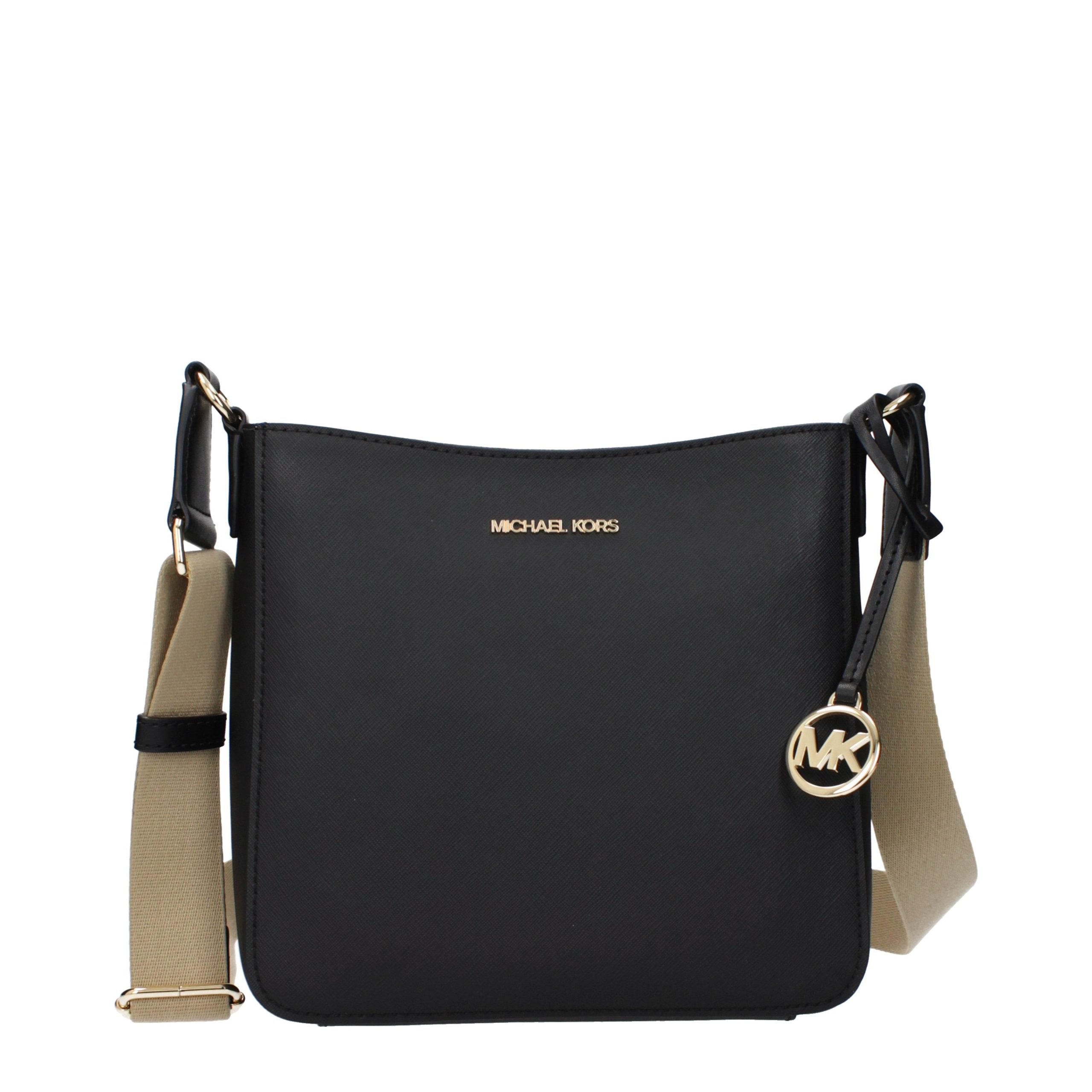 Michael Kors Black Leather Crossbody Bag - Luxury Boutique Co