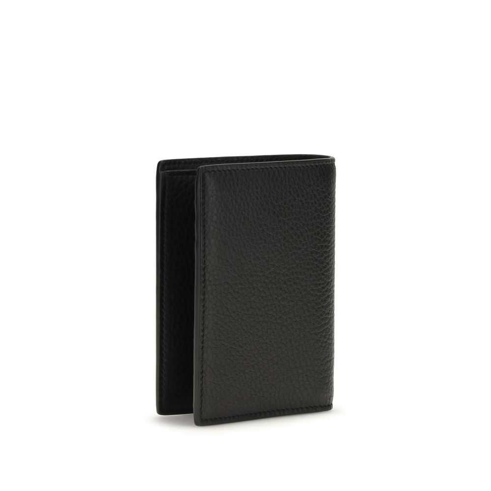 Saint Laurent Black Calf Leather Bos Taurus Wallet - Luxury Boutique Co