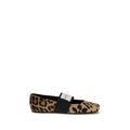 Givenchy Beige Calf Leather Bos Taurus Ballet Flats - Luxury Boutique Co