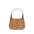 Michael Kors Beige Calf Leather Bos Taurus Shoulder Bag - Luxury Boutique Co