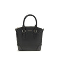 Michael Kors Black Calf Leather Bos Taurus Handbag - Luxury Boutique Co