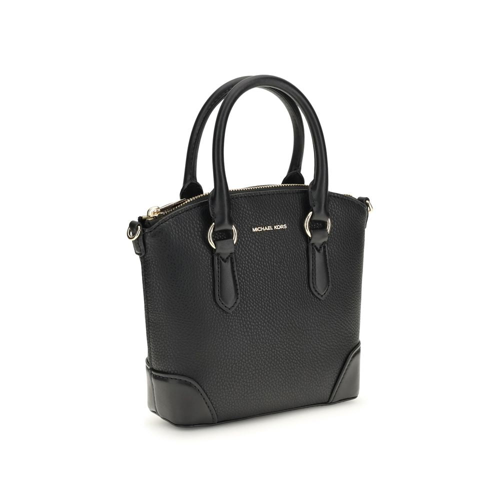 Michael Kors Black Calf Leather Bos Taurus Handbag - Luxury Boutique Co