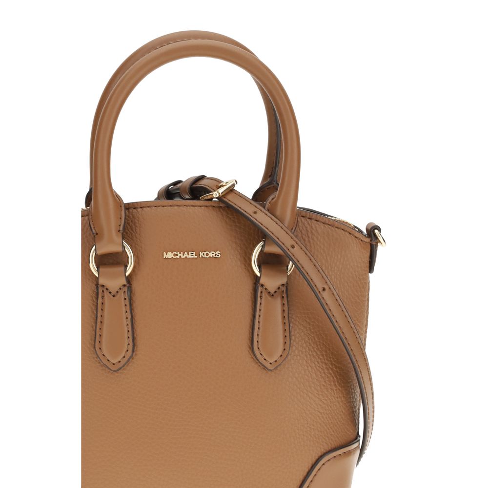Michael Kors Beige Calf Leather Bos Taurus Handbag - Luxury Boutique Co