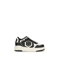 Philipp Plein Black Calf Leather Bos Taurus Athletic Sneakers - Luxury Boutique Co