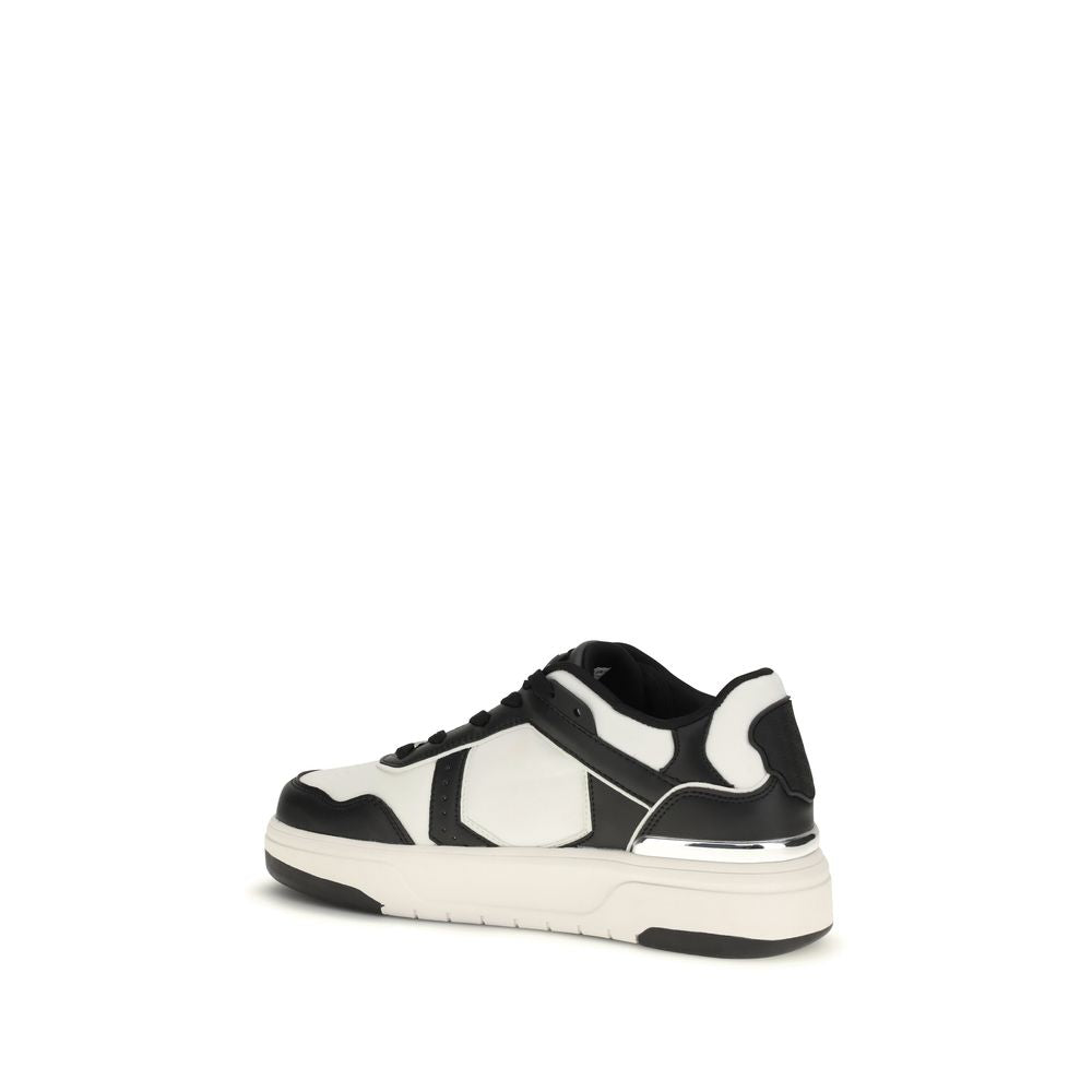 Philipp Plein Black Calf Leather Bos Taurus Athletic Sneakers - Luxury Boutique Co