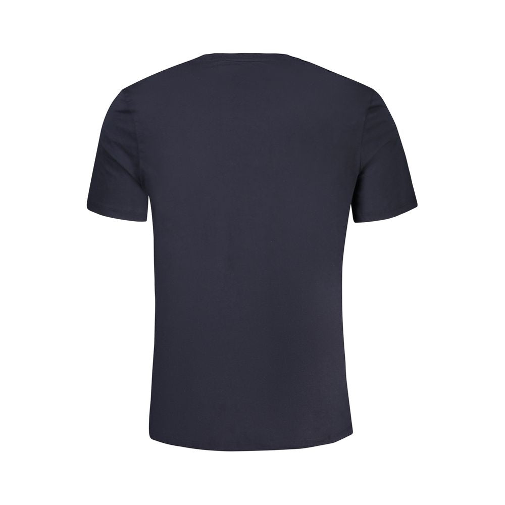Guess Jeans Blu Organic Cotton Men T-Shirt