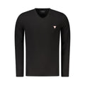 Guess Jeans Black Cotton Men T-Shirt - Luxury Boutique Co
