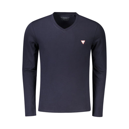 Guess Jeans Blue Organic Cotton Men T-Shirt