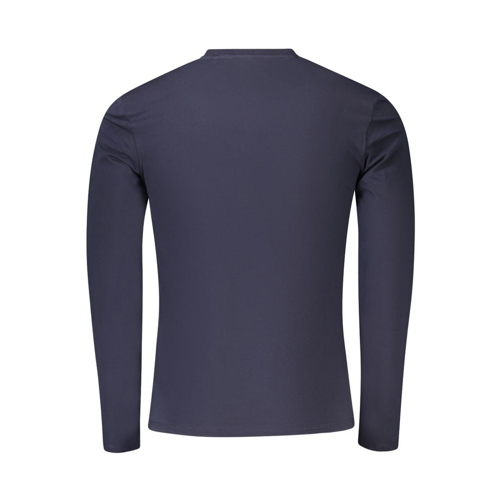 Guess Jeans Blue Organic Cotton Men T-Shirt - Luxury Boutique Co