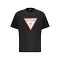Guess Jeans Black Organic Cotton Men T-Shirt - Luxury Boutique Co