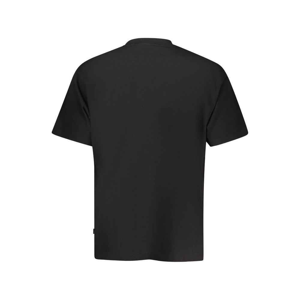 Guess Jeans Black Organic Cotton Men T-Shirt - Luxury Boutique Co