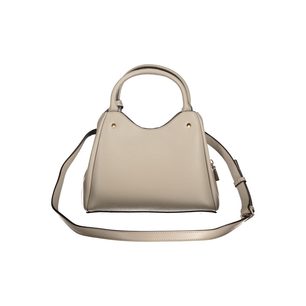 Guess Jeans Grigio Poliuretano Women Handbag - Luxury Boutique Co