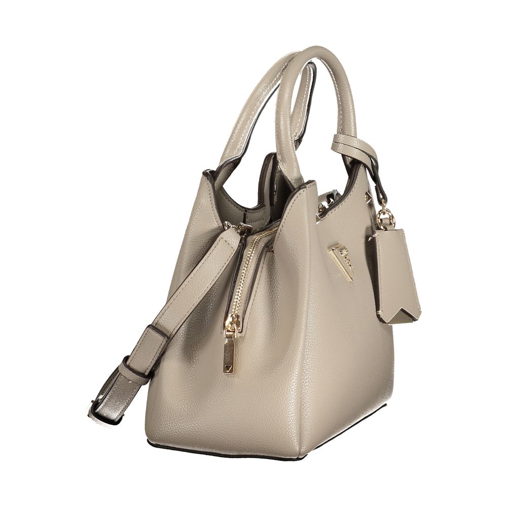 Guess Jeans Grigio Poliuretano Women Handbag - Luxury Boutique Co