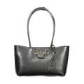 Guess Jeans Nero Poliuretano Woman Handbag - Luxury Boutique Co