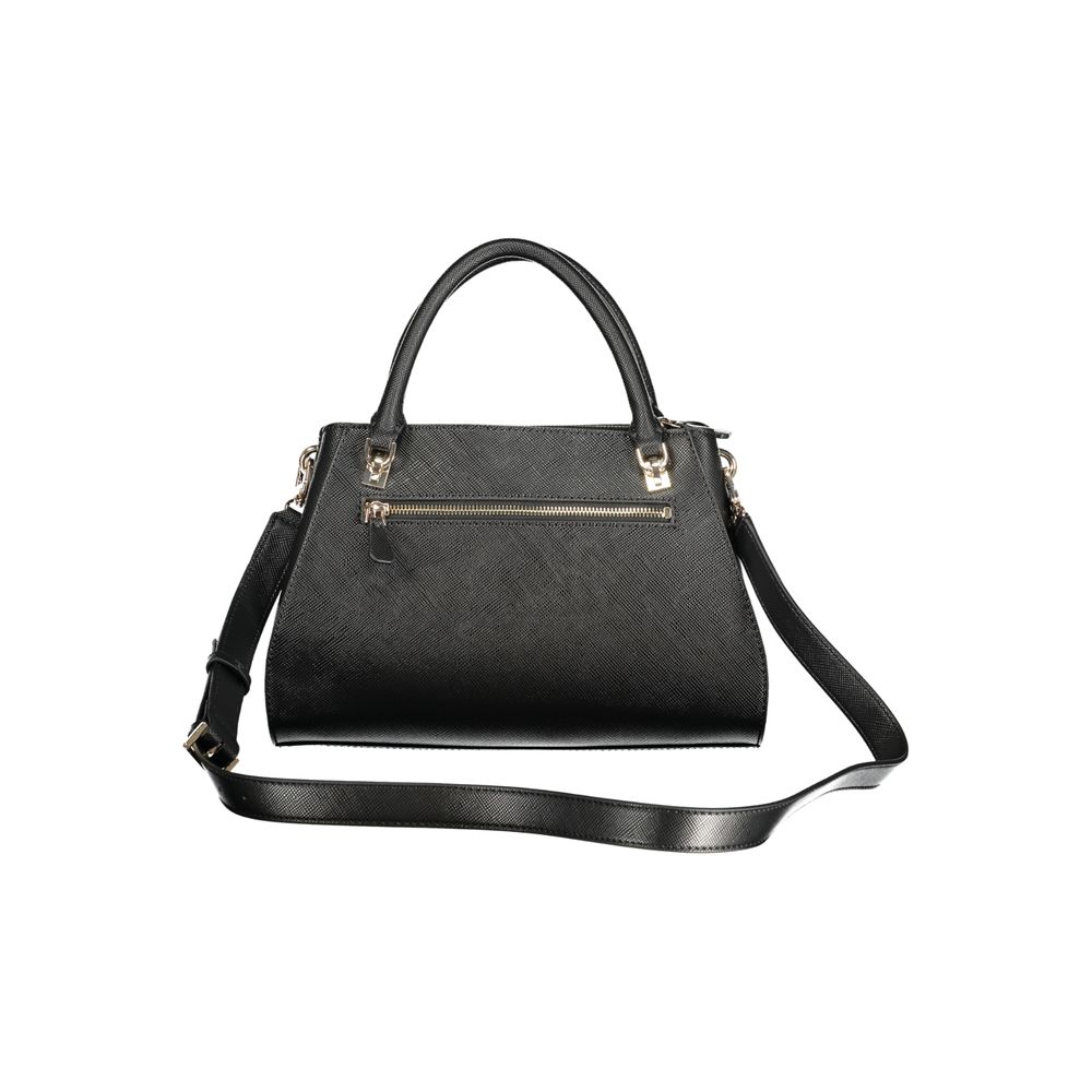 Guess Jeans Black Polyurethane Women Handbag - Luxury Boutique Co