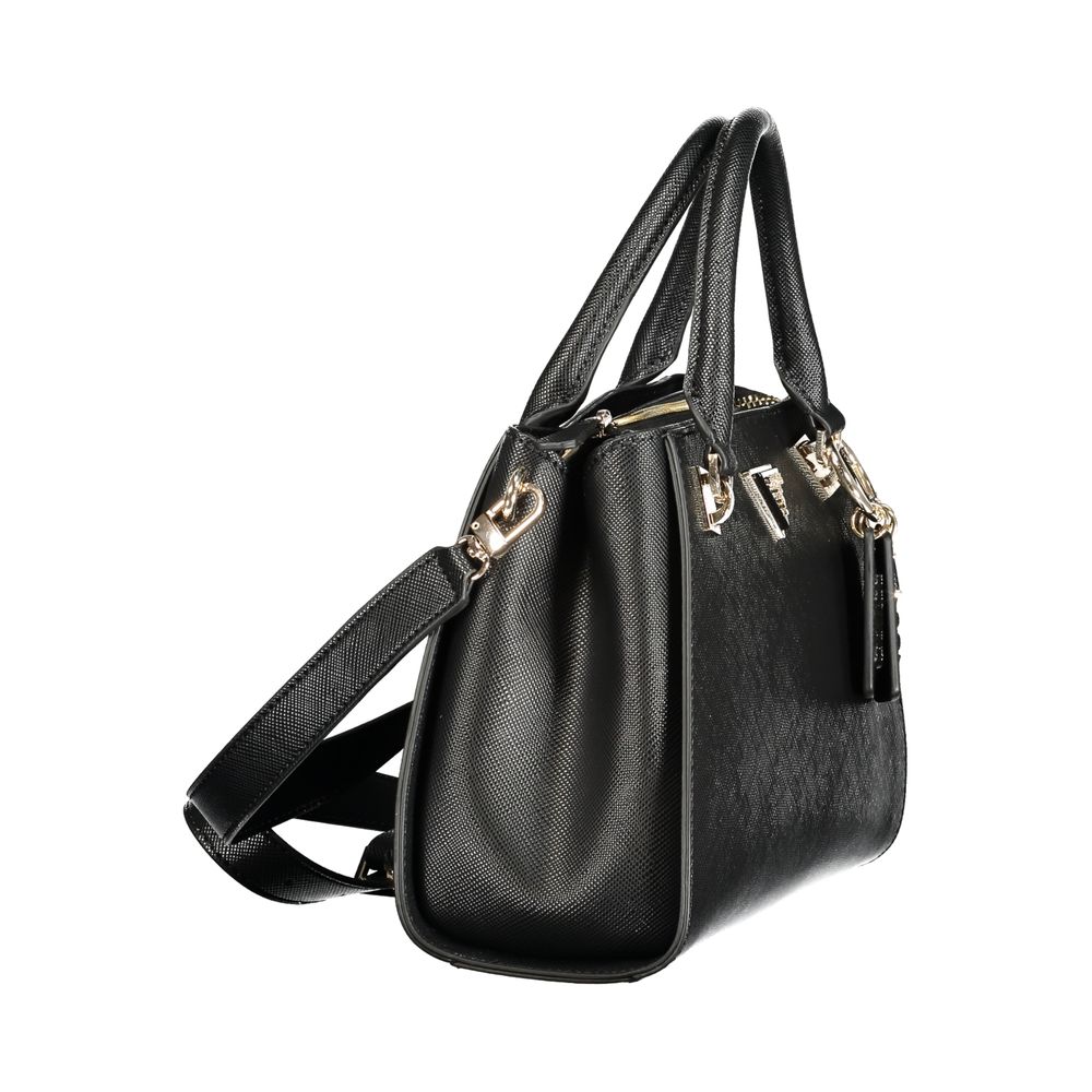 Guess Jeans Black Polyurethane Women Handbag - Luxury Boutique Co