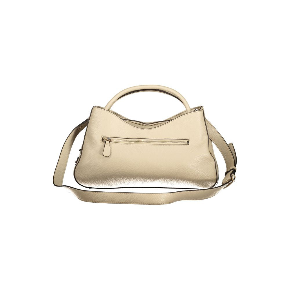 Guess Jeans Beige Polyurethane Women Handbag - Luxury Boutique Co