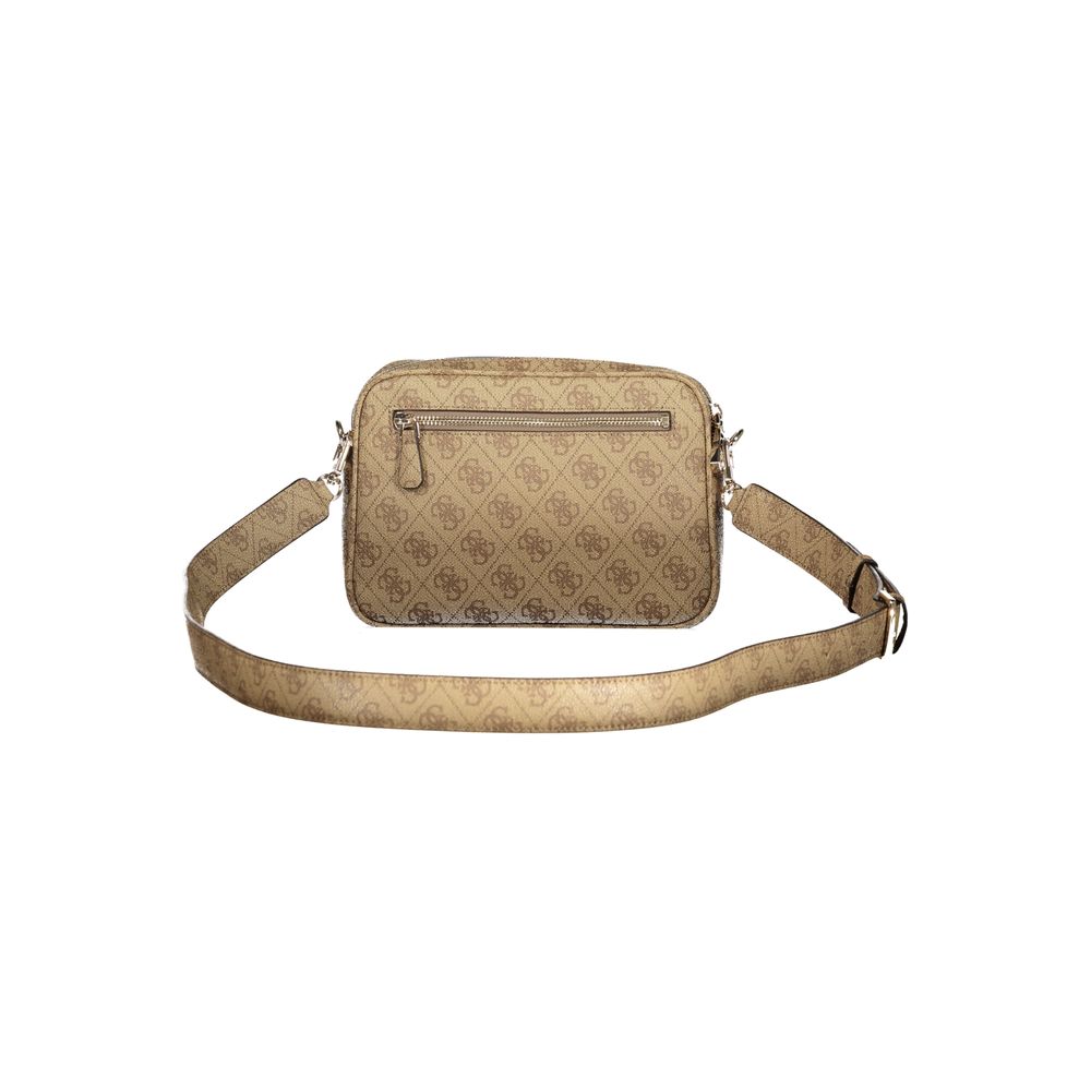 Guess Jeans Beige Polyurethane Women Handbag - Luxury Boutique Co