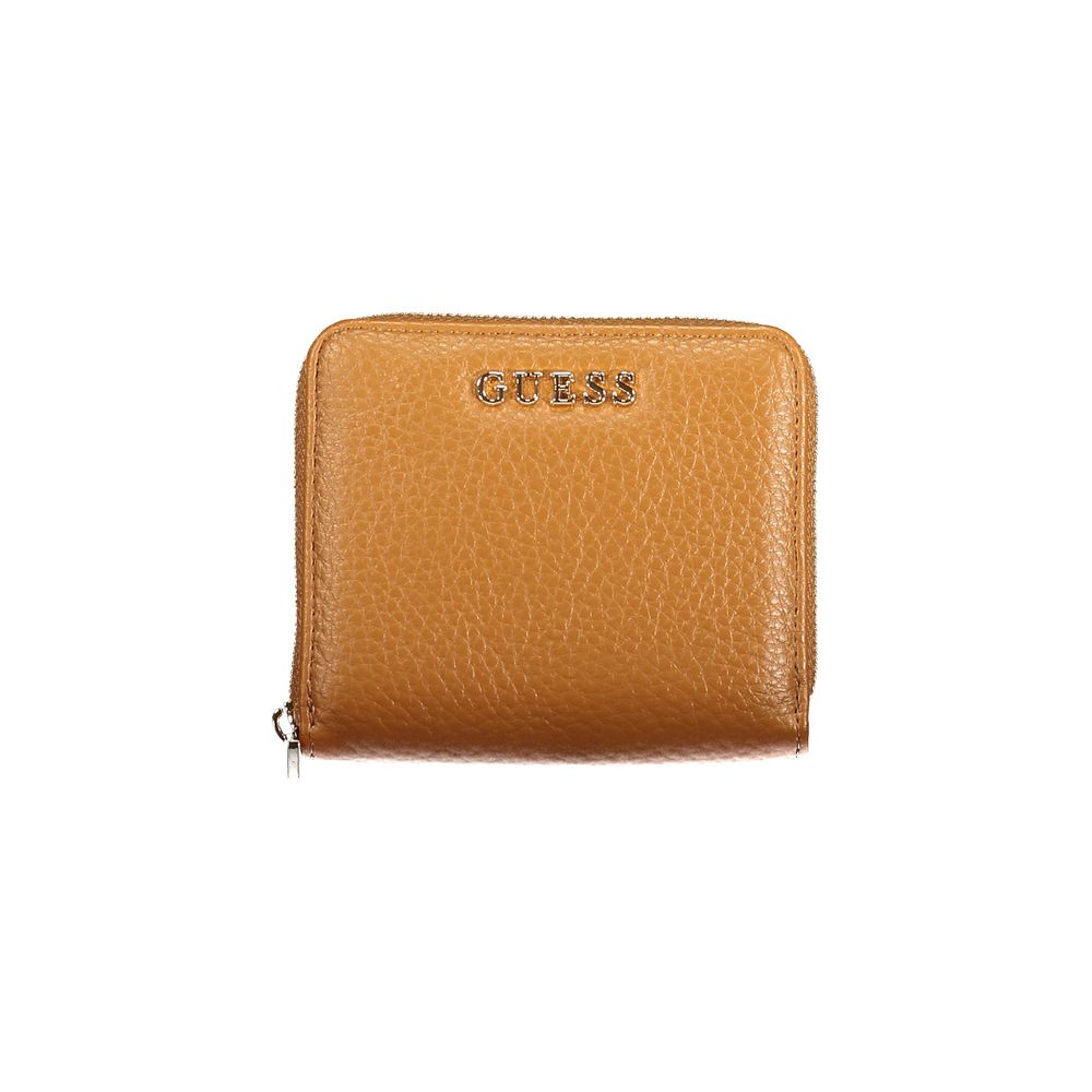Guess Jeans Marrone Poliuretano Female Wallet - Luxury Boutique Co