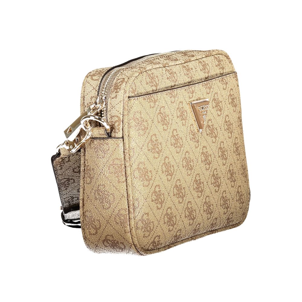 Guess Jeans Beige Polyurethane Women Handbag - Luxury Boutique Co