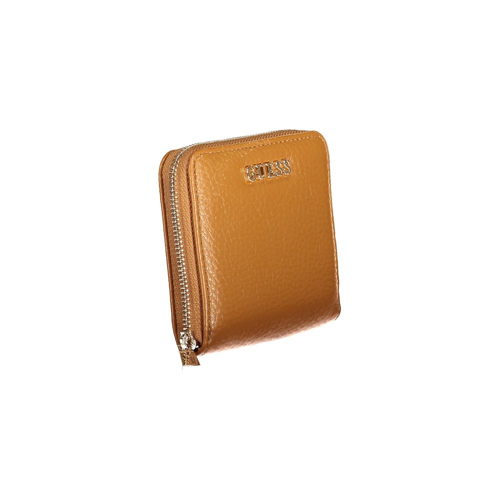 Guess Jeans Marrone Poliuretano Female Wallet - Luxury Boutique Co