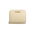 Guess Jeans Beige Polyurethane Women Wallet - Luxury Boutique Co