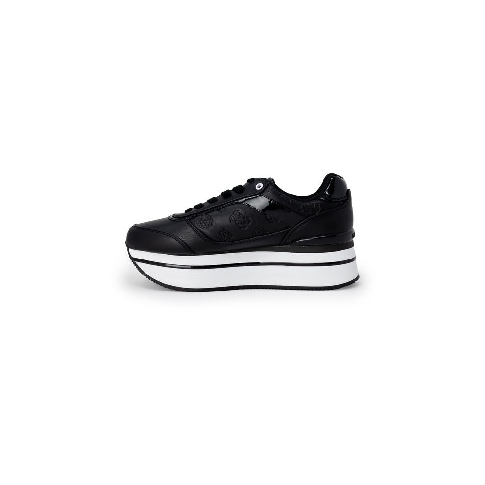 Guess Black Polyethylene Platform Sneakers - Luxury Boutique Co