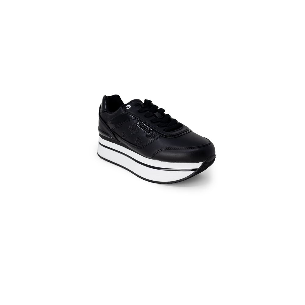 Guess Black Polyethylene Platform Sneakers - Luxury Boutique Co