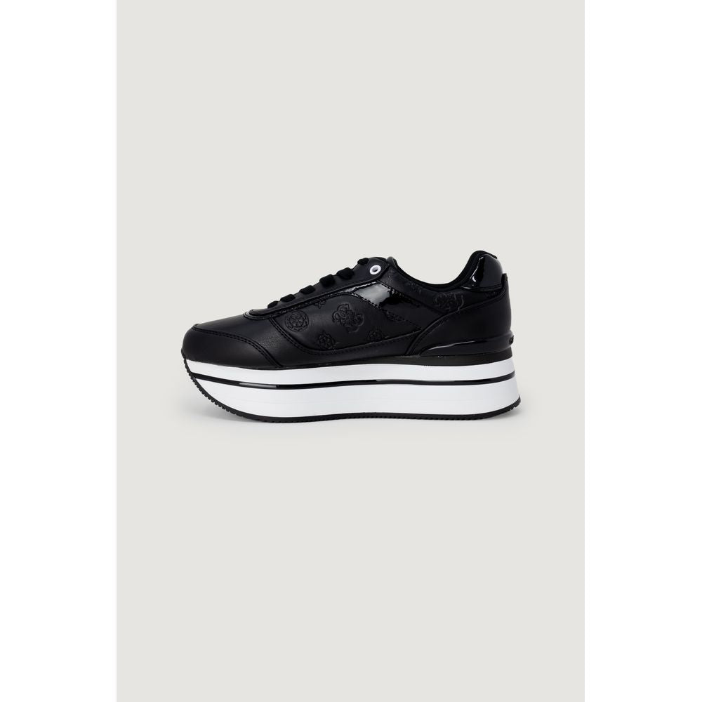 Guess Black Polyethylene Platform Sneakers - Luxury Boutique Co