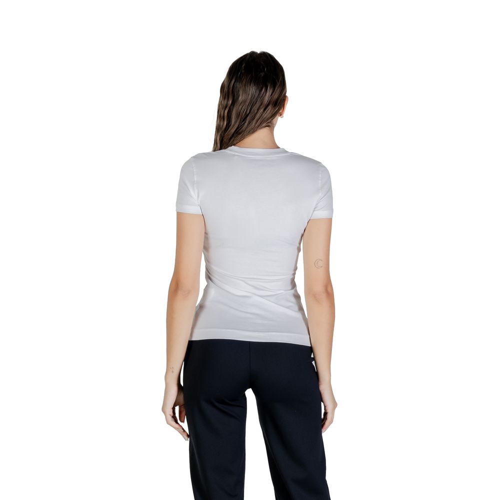 Guess White Cotton T-Shirt - Luxury Boutique Co