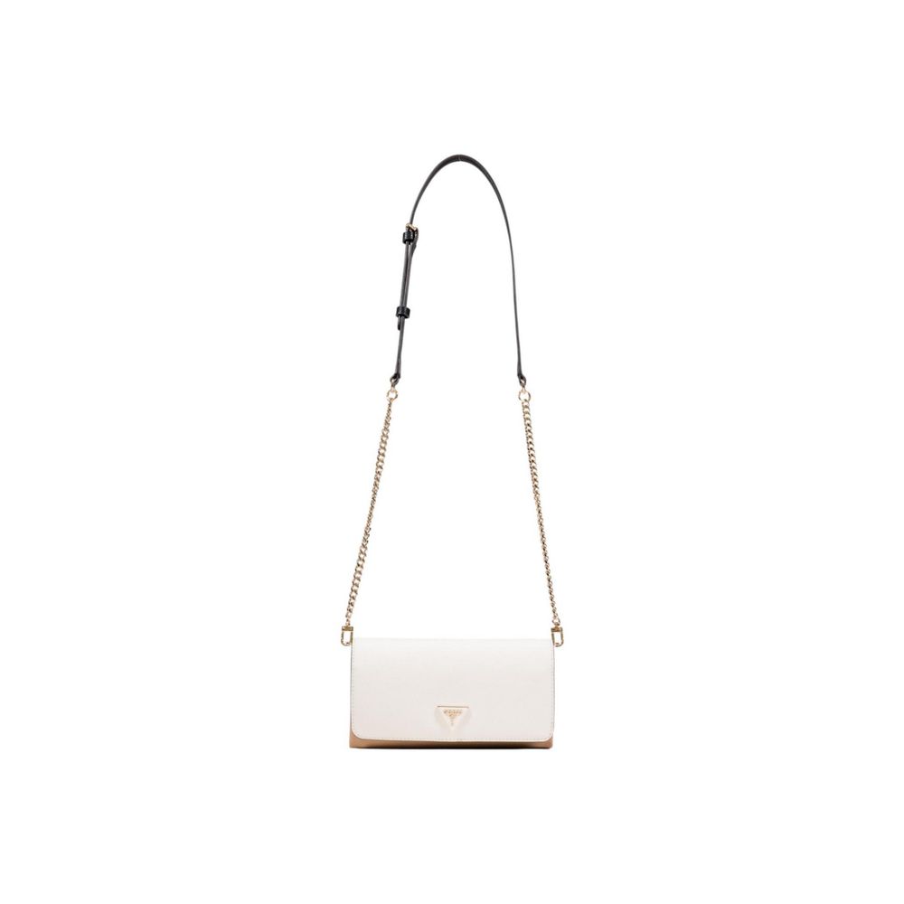 Guess Beige Polyethylene Clutch Bag - Luxury Boutique Co
