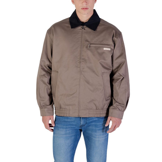 Calvin Klein Jeans Brown Cotton Bomber