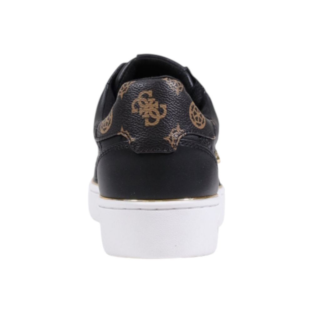 Guess Black Polyethylene Low Top Sneakers - Luxury Boutique Co