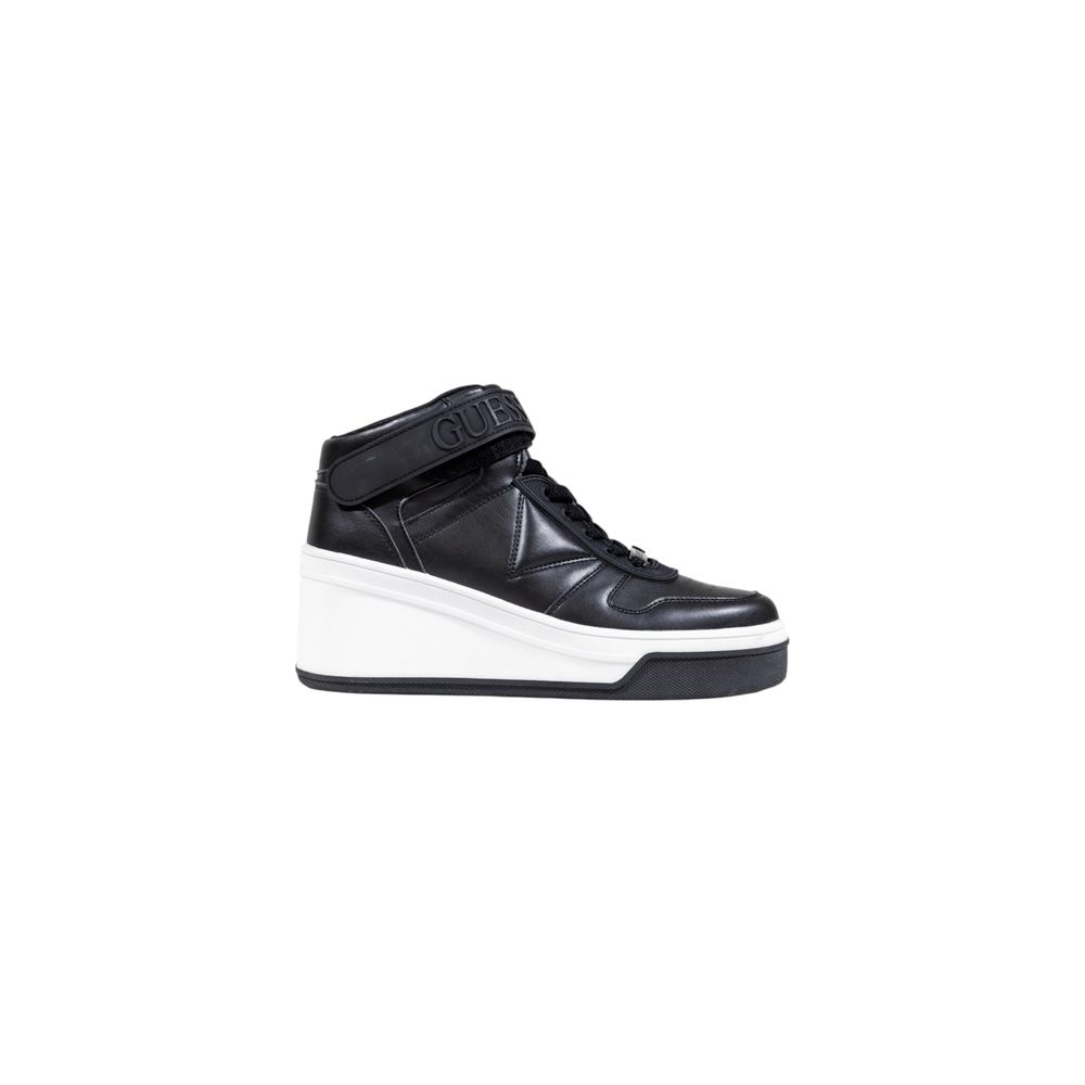 Guess Black Polyethylene Platform Sneakers - Luxury Boutique Co