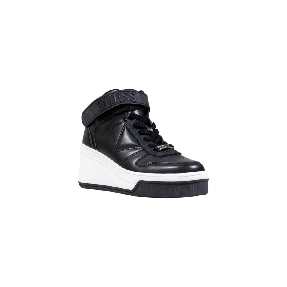 Guess Black Polyethylene Platform Sneakers - Luxury Boutique Co
